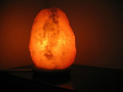 Himalayan Salt Lamp 30-40 lbs - Black Tai Salt Co.