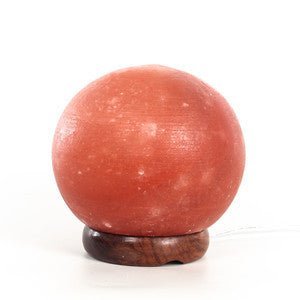 Himalayan Salt Lamp 4" Sphere - Black Tai Salt Co.