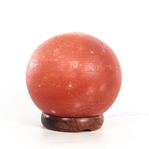 Himalayan Salt Lamp 6" Sphere - Black Tai Salt Co.