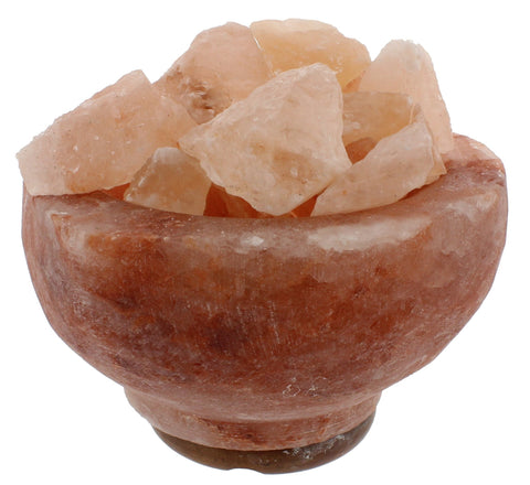 Himalayan Salt Lamp Abundance Bowl Small - Black Tai Salt Co.