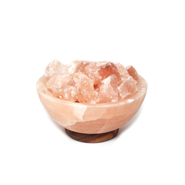 Himalayan Salt Lamp Abundance Bowl Small Black Tai Salt Co.