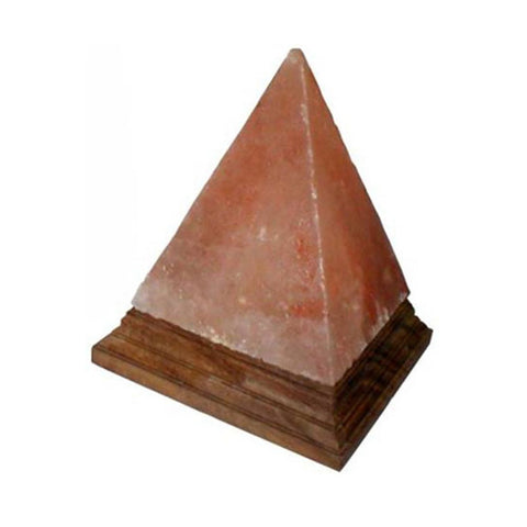 Himalayan Salt Lamp Pyramid Shape Large - Black Tai Salt Co.