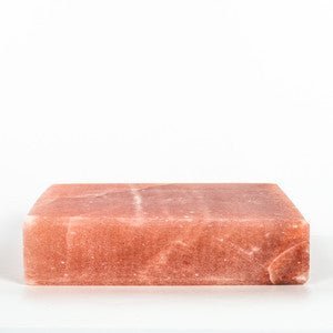 HIMALAYAN SALT PLATE 8" x 8" x 2" - Guaranteed Authentic - FDA APRROVED - Black Tai Salt Co.