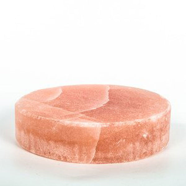 HIMALAYAN SALT PLATE - ROUND 6" - Black Tai Salt Co.