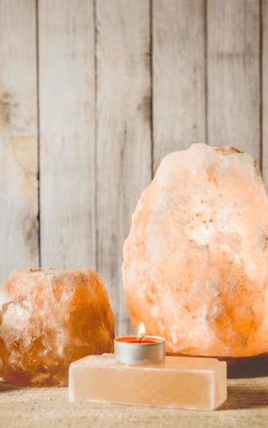 Salt Lamps &amp; Candle Holders