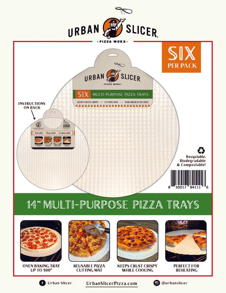 14" MULTI - USE PIZZA TRAY 6 pack - Black Tai Salt Co.