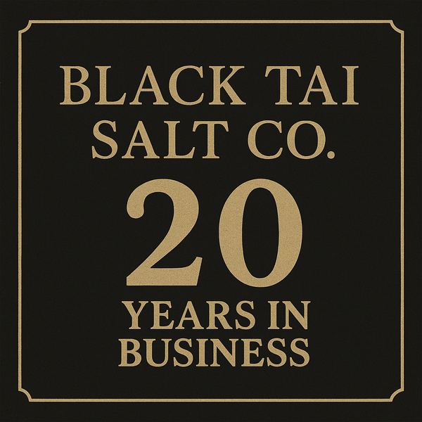 8" x 8" x 2" Set of 2 - Black Tai Salt Co.