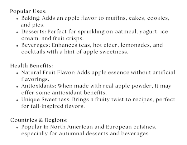 Apple Sugar - Black Tai Salt Co.