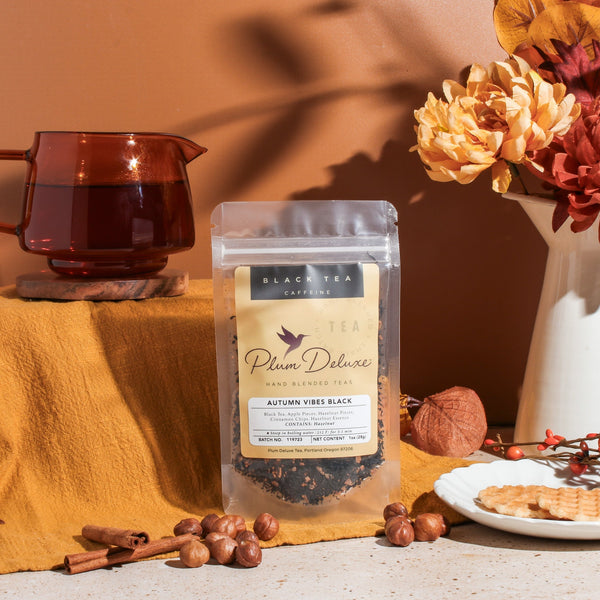 Autumn Vibes Black Tea (Cinnamon / Hazelnut) - Black Tai Salt Co.