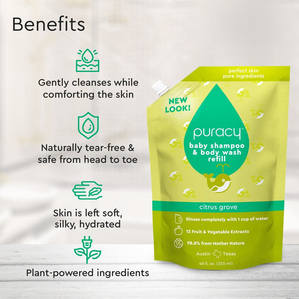 Baby Shampoo & Body Wash (Tear - Free) - Black Tai Salt Co.