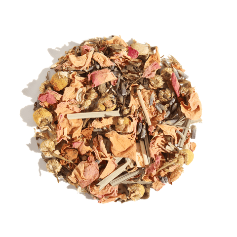 Calm Chamomile Bloom Herbal Tea (Rose - Lavender) - Black Tai Salt Co.