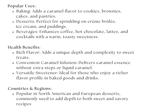 Caramel Sugar - Black Tai Salt Co.