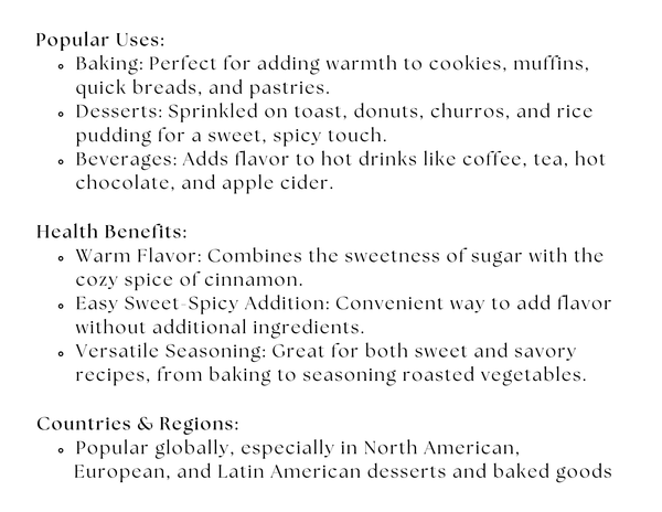 Cinnamon Sugar - Black Tai Salt Co.