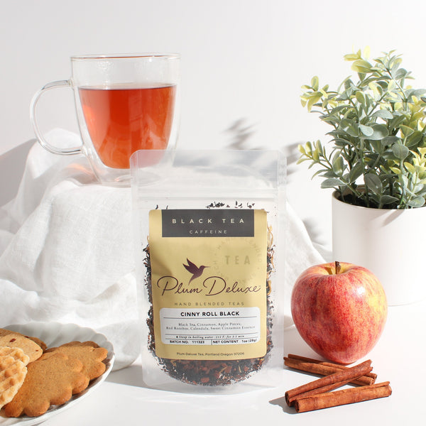 Cinny Roll Black Tea (Caramel / Apple / Cinnamon) - Black Tai Salt Co.