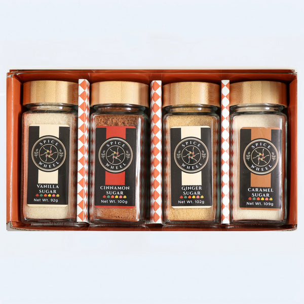 Cozy Sugar Gift Set – Vanilla, Cinnamon, Ginger & Caramel - Black Tai Salt Co.