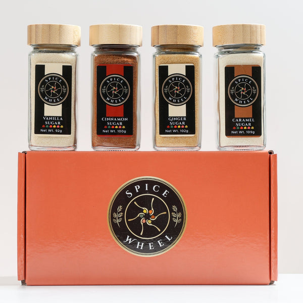 Cozy Sugar Gift Set – Vanilla, Cinnamon, Ginger & Caramel - Black Tai Salt Co.
