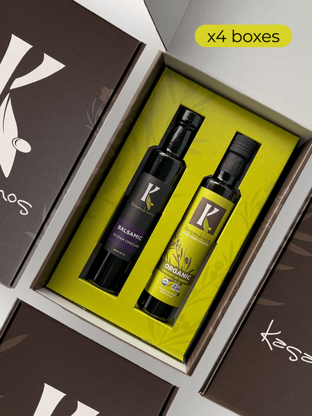 Gift Box - Organic EVOO & Vinegar - Black Tai Salt Co.