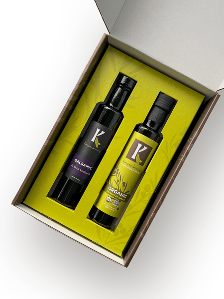 Gift Box - Organic EVOO & Vinegar - Black Tai Salt Co.