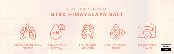 Himalayan Salt Lamp 6 - 8 Lbs - Black Tai Salt Co.