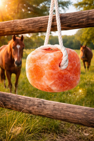Himalayan Salt Lick 2.4 - 3.5 KG – for Animals Great for Horses! - Black Tai Salt Co.