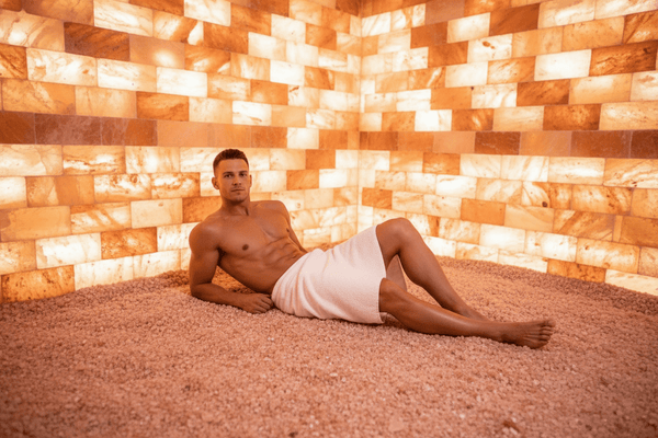 Himalayan Salt Sauna 8' x 4' Surface Area - 35 Sq feet - Black Tai Salt Co.