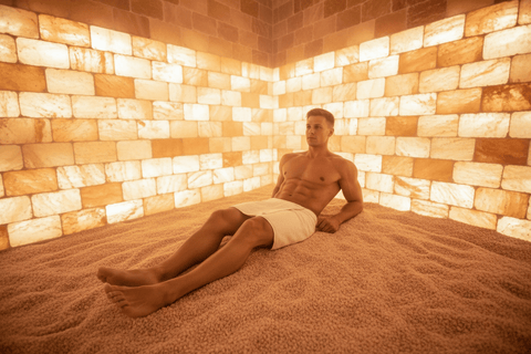 Himalayan Salt Sauna 8' x 4' Surface Area - 35 Sq feet - Black Tai Salt Co.