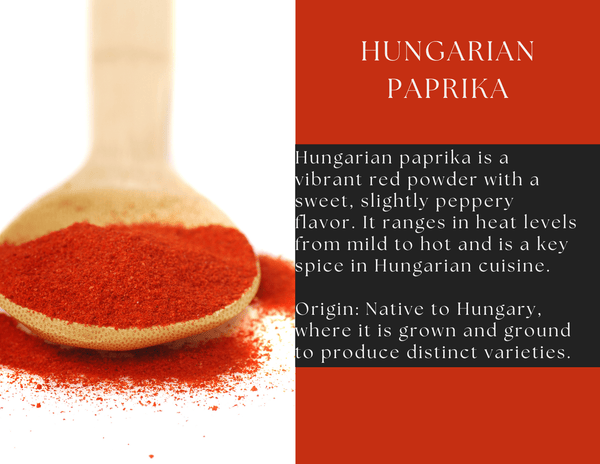 Hungarian Paprika - Black Tai Salt Co.