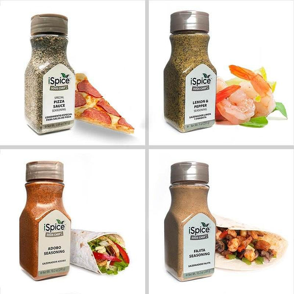 iSpice | 10 Pack of Seasonings | Mix and Match | Mixed Spices & Seasonings Gift Set | Kosher - Black Tai Salt Co.