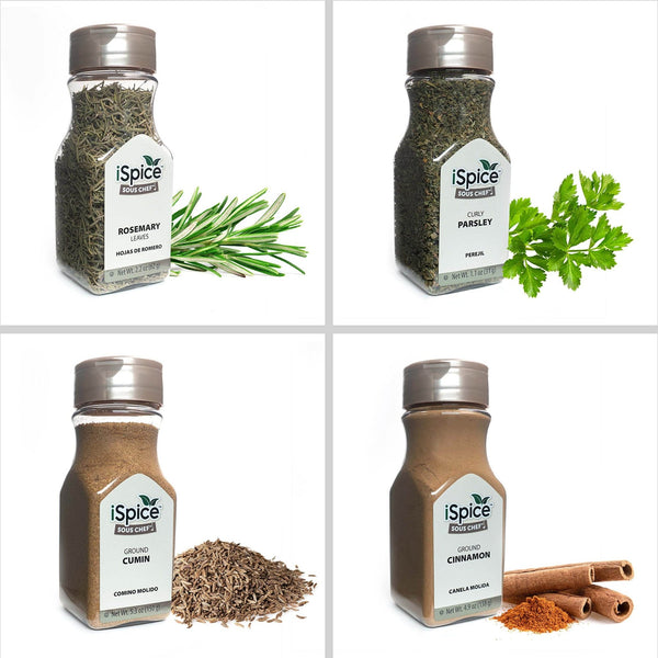 iSpice | 12 pack of Spice and Herbs | Chef Corps | Mixed Spices & Seasonings Gift Set | Kosher - Black Tai Salt Co.
