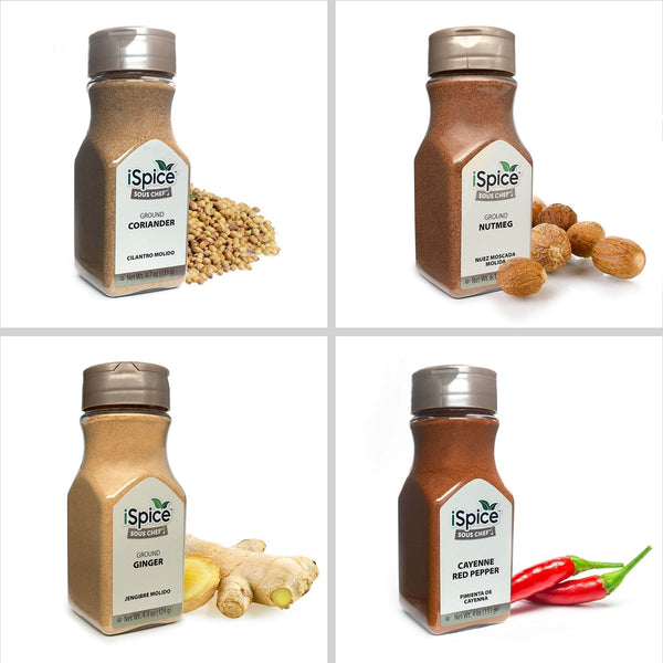 iSpice | 12 pack of Spice and Herbs | Chef Corps | Mixed Spices & Seasonings Gift Set | Kosher - Black Tai Salt Co.