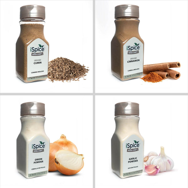 iSpice | 12 Pack of Spice and Herbs | Chef Naturelle | Mixed Spices & Seasonings Gift Set | Kosher - Black Tai Salt Co.