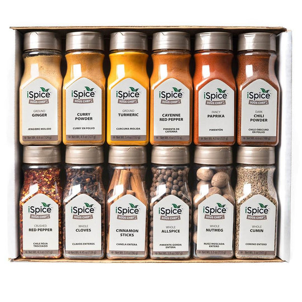 iSpice | 12 Pack of Spice | Taste Acre | Mixed Spices & Seasonings Gift Set | Kosher - Black Tai Salt Co.