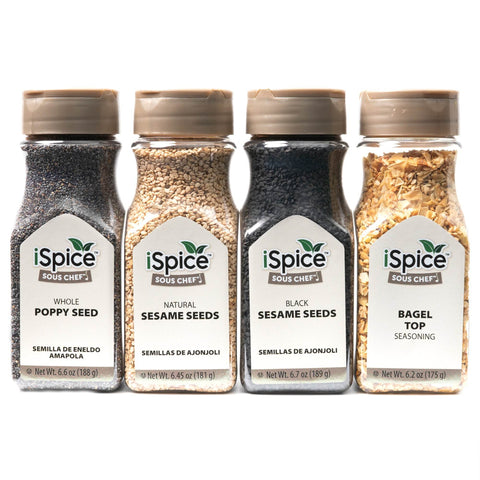 iSpice | 4 Pack of Baking Topping | Bakeology | Mixed Spices & Seasonings Gift Set | Kosher - Black Tai Salt Co.