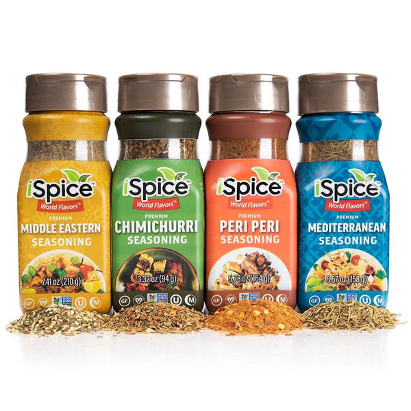 iSpice | 4 Pack of Ethnic Seasoning | Chicken Fit | Mixed Spice & Seasoning Gift Set | Halal | Kosher - Black Tai Salt Co.