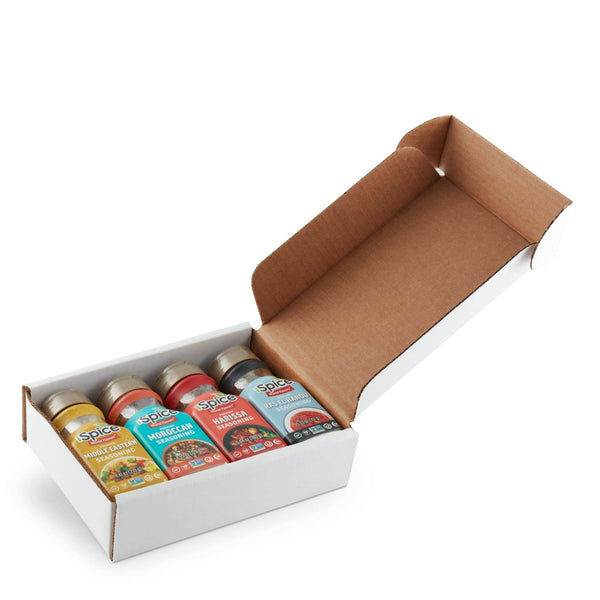 iSpice | 4 Pack of Ethnic Seasoning | Exotic Middle East | Mixed Spice & Seasoning Gift Set | Halal | Kosher - Black Tai Salt Co.