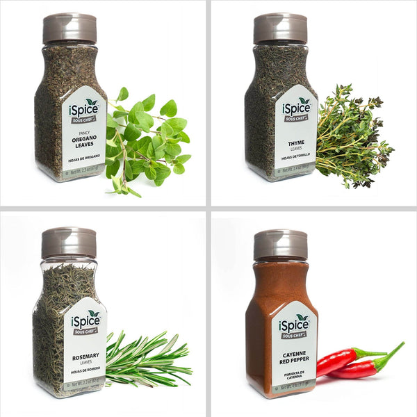 iSpice | 7 Pack of Spice and Herbs | Savory | Mixed Spices & Seasonings Gift Set | Kosher - Black Tai Salt Co.