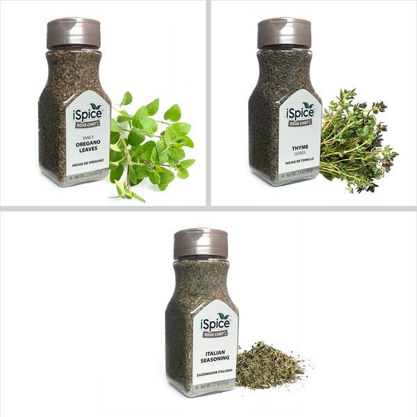 iSpice | 7 Pack of Spices and Herbs | Aromatic | Mixed Spices & Seasonings Gift Set | Kosher - Black Tai Salt Co.