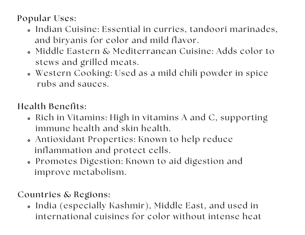 Kashmiri Chili - Black Tai Salt Co.