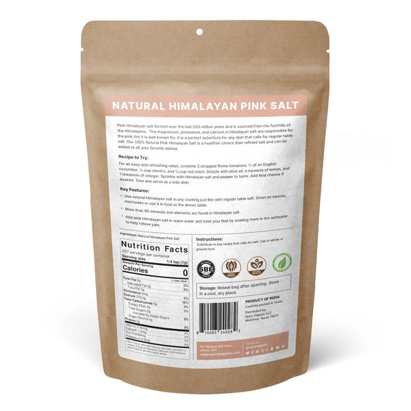 Natural Himalayan Salt - Pure and Unrefined Mineral - Rich Pink Salt for Cooking and Health - Black Tai Salt Co.