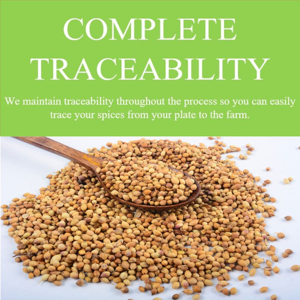 Organic Coriander Seeds - Non - GMO, USDA Organic, Aromatic and Nutty Flavor, Resealable Pack - Perfect for Cooking and Health Benefits - Black Tai Salt Co.