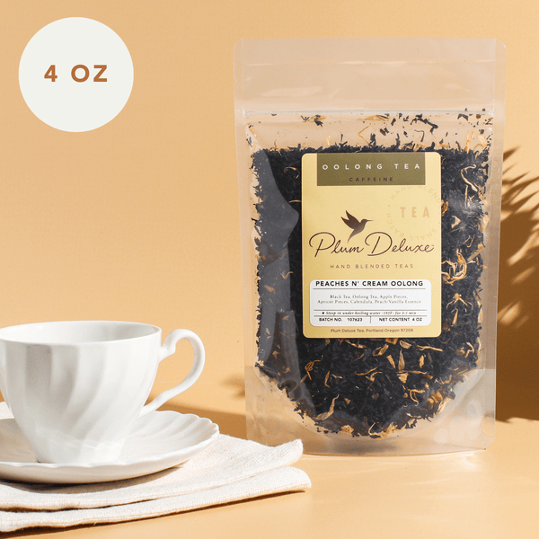 Peaches 'n' Cream Oolong Tea (Peach - Vanilla) - Black Tai Salt Co.