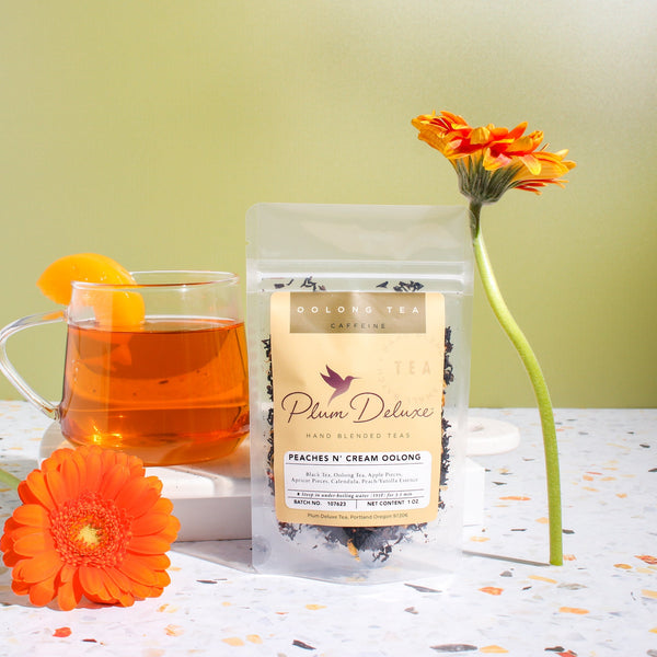 Peaches 'n' Cream Oolong Tea (Peach - Vanilla) - Black Tai Salt Co.