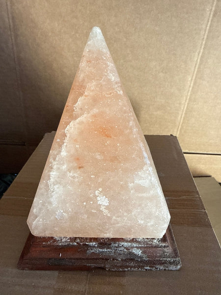 Pyramid Lamp with cord D5 - Black Tai Salt Co.