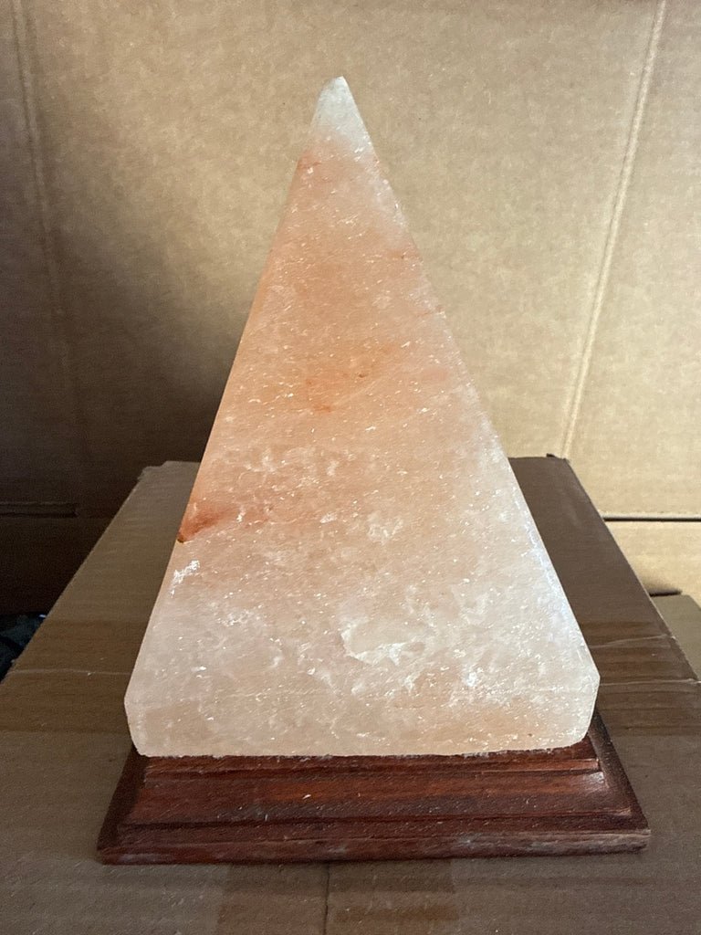 Pyramid Lamp with cord D5 - Black Tai Salt Co.