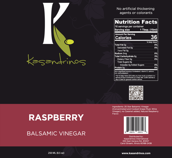 Raspberry Balsamic Vinegar - 250ml - Black Tai Salt Co.