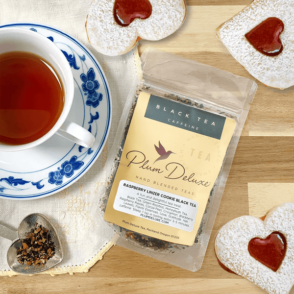 Raspberry Linzer Cookie Dessert Tea - Black Tai Salt Co.