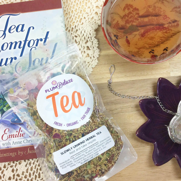 Slowly Unwind Herbal Linden Tea (Linden Flower - Elderflower - Berry) - Black Tai Salt Co.