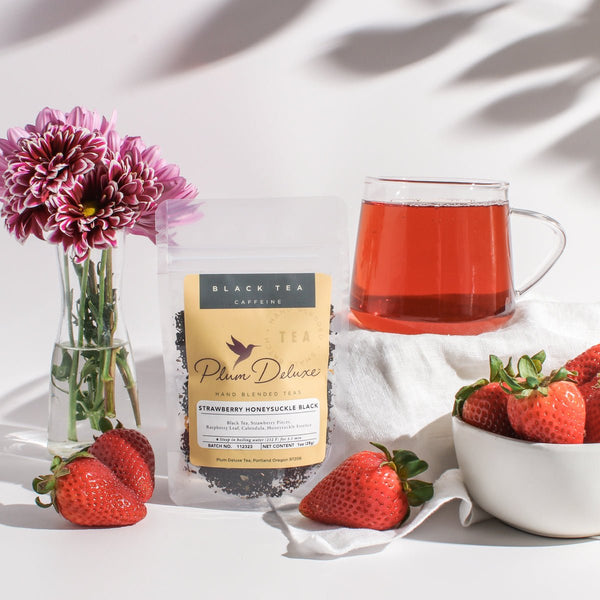 Strawberry Honeysuckle Black Tea - Black Tai Salt Co.