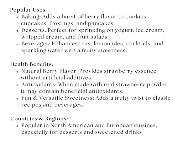 Strawberry Sugar - Black Tai Salt Co.