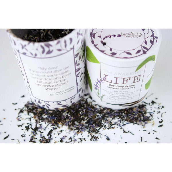The AWAKENED LIFE Earl Grey Cream Lavender - Infused TEA - Black Tai Salt Co.